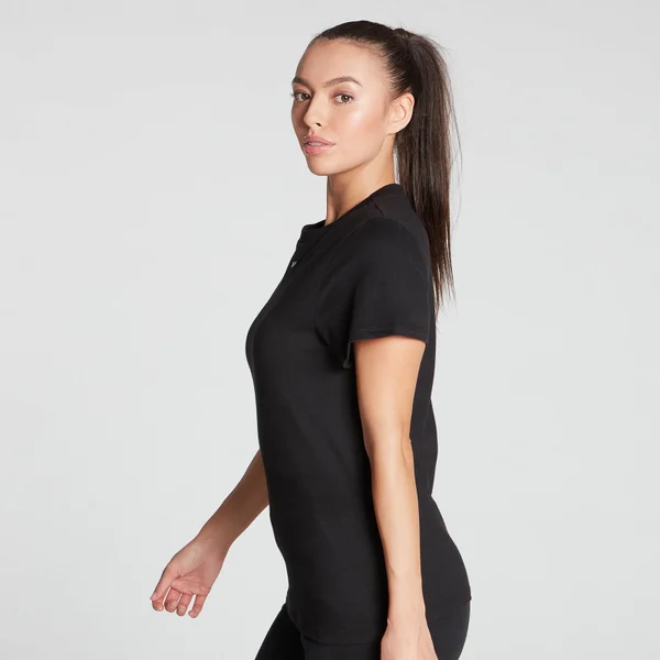 MP Women's Essentials T-shirt - Zwart 5 MP Women's Essentials T-shirt - Zwart - Afbeelding 3