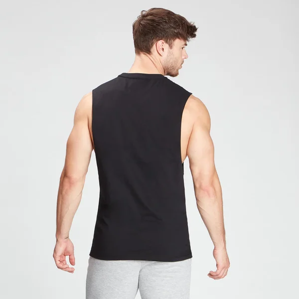 MP Men's Essentials Drop Armhole Tank - Zwart 6 MP Men's Essentials Drop Armhole Tank - Zwart - Afbeelding 4