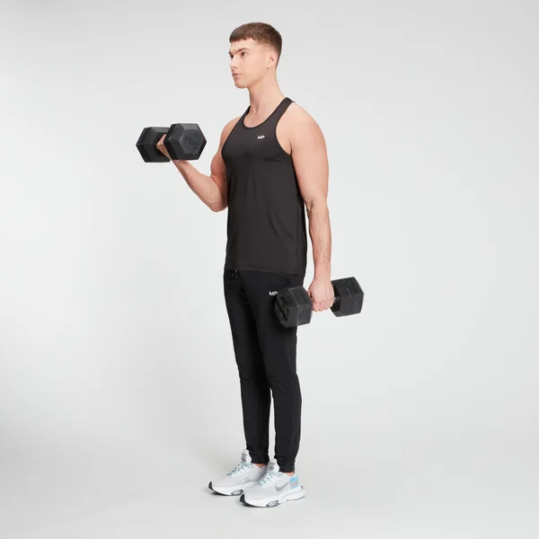 MP Sporthemd Met Halternek Voor Heren - Zwart 4 MP Sporthemd Met Halternek Voor Heren - Zwart - Afbeelding 2