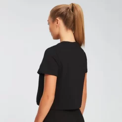MP Essentials Cropped T-shirt Voor Dames - Zwart 9 MP Essentials Cropped T-shirt Voor Dames - Zwart -Myprotein 12402109 1274807998397959