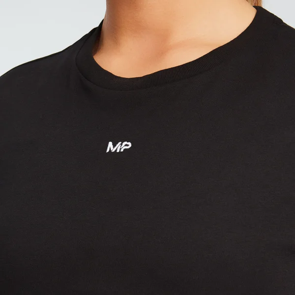 MP Essentials Cropped T-shirt Voor Dames - Zwart 7 MP Essentials Cropped T-shirt Voor Dames - Zwart - Afbeelding 5