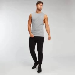 MP Hemd Voor Heren Met Laag Uitgesneden Armsgaten - Grijs Gemêleerd -Myprotein 12433631 3864859050427307