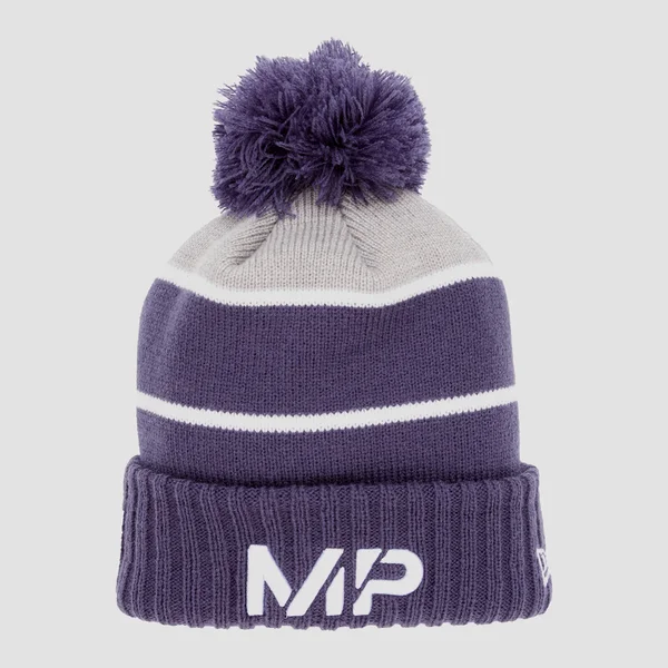 MP New Era Knitted Bobble Hat - Navy/White 3 MP New Era Knitted Bobble Hat - Navy/White