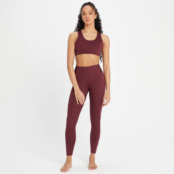 MP Women's Composure Repreve® Sportbeha - Gewassen Ossenbloed 6 MP Women's Composure Repreve® Sportbeha - Gewassen Ossenbloed - Afbeelding 4