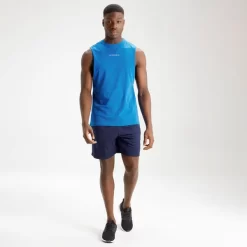 MP Originals Hemd Met Diep Uitgesneden Armsgaten Voor Heren - Echt Blauw -Myprotein 12642046 1274821018859167