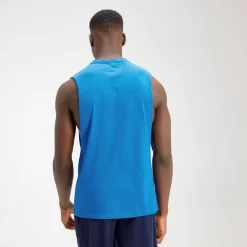 MP Originals Hemd Met Diep Uitgesneden Armsgaten Voor Heren - Echt Blauw -Myprotein 12642046 1984821018950316
