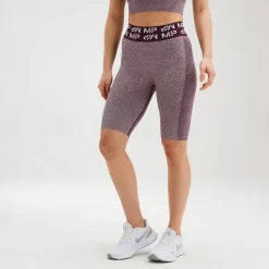MP Women's Curve Cycling Shorts - Washed Oxblood -Myprotein 12644826 2814822256453757