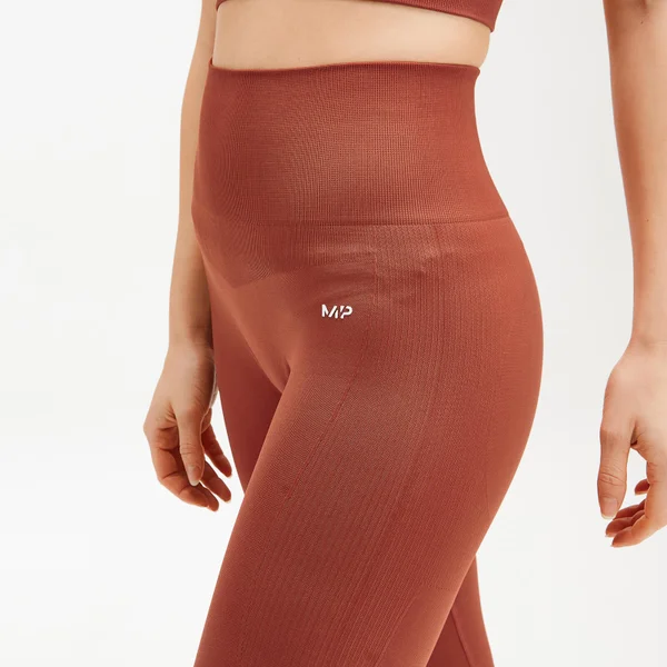MP Women's Shape Seamless Ultra Leggings - Burnt Red 7 MP Women's Shape Seamless Ultra Leggings - Burnt Red - Afbeelding 5