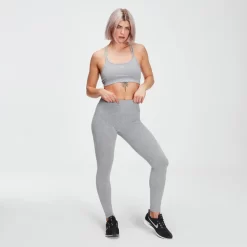 MP Women's Outline Graphic Leggings - Grey Marl -Myprotein 12651343 4864836777908733