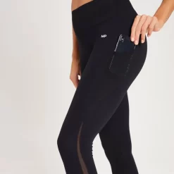 MP Women's Power Mesh Leggings - Black -Myprotein 12698380 2034929364254009