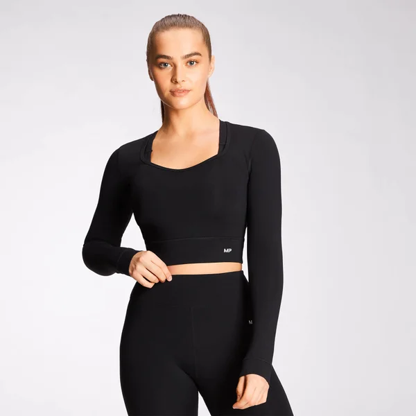 MP Power Long Sleeve Dames Top - Zwart 4 MP Power Long Sleeve Dames Top - Zwart - Afbeelding 2