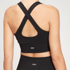 MP Women's Shape Naadloze Kruisband Sport Beha - Zwart -Myprotein 12698516 5214862245872759