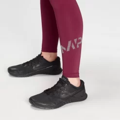 MP Essentials Sportlegging Met Print Voor Dames - Plum -Myprotein 12715420 1714861902257970