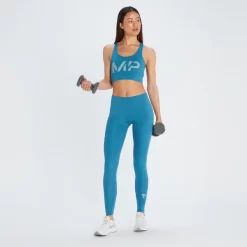 MP Women's Printed Training Leggings - Pilot Blue -Myprotein 12715428 1625049069879114