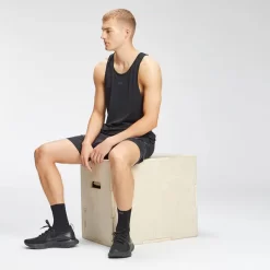 MP Velocity Sporthemd Met Halternek Voor Heren - Zwart -Myprotein 12761616 1094870009310496