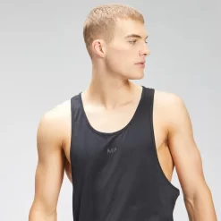 MP Velocity Sporthemd Met Halternek Voor Heren - Zwart -Myprotein 12761616 1674870009422438