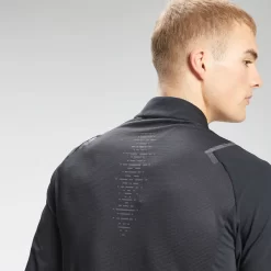 MP Velocity Shirt Met Kwartrits Voor Heren - Zwart -Myprotein 12761670 1294870011123045