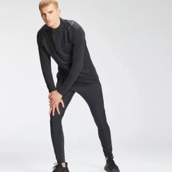 MP Velocity Shirt Met Kwartrits Voor Heren - Zwart -Myprotein 12761670 1304870011070212