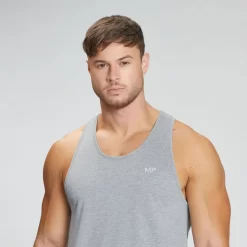 MP Men's Essentials Stringer Vest - Classic Grey Marl -Myprotein 12763263 6924864310076567