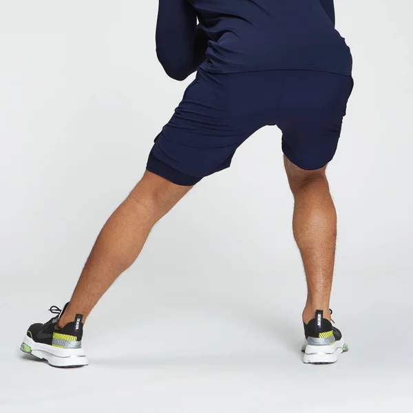 MP Men's 2 In 1 Training Shorts - Navy 5 MP Men's 2 In 1 Training Shorts - Navy - Afbeelding 3
