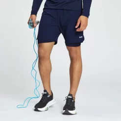 MP Men's 2 In 1 Training Shorts - Navy