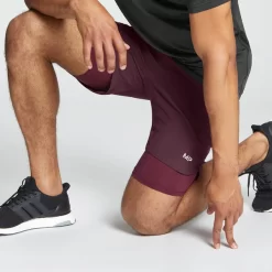 MP Men's 2 In 1 Training Shorts - Port -Myprotein 12763434 1234882195314660