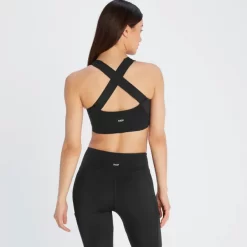 MP Tempo Sportbeha Met Gekruiste Rugbandjes Voor Dames - Zwart -Myprotein 12767328 2715049070007940