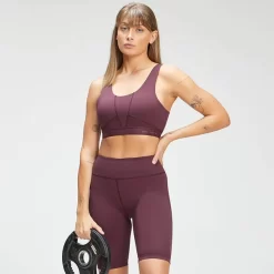 MP Power Ultra Sportbeha Voor Dames - Port/Zwart -Myprotein 12767616 1194878566113131