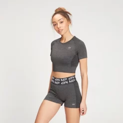 MP Women's Curve Crop T-shirt Met Korte Mouwen - Dark Carbon 11 MP Women's Curve Crop T-shirt Met Korte Mouwen - Dark Carbon -Myprotein 12773207 1404862246567313