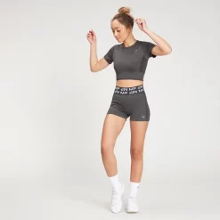 MP Curve Booty Short - Donker Carbon -Myprotein 12773383 1924862247197523