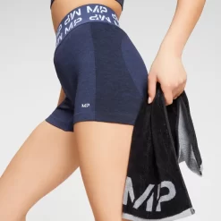MP Curve Booty Short - Donker Galaxy Blauw -Myprotein 12773391 1844862197629462