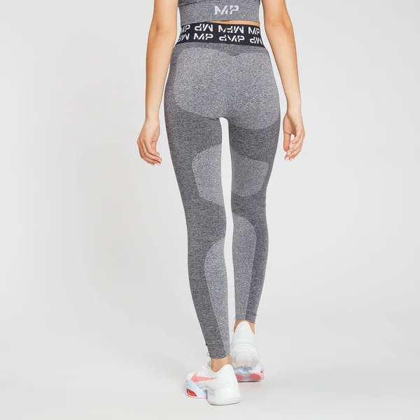 MP Women's Curve Leggings - Grey Marl 4 MP Women's Curve Leggings - Grey Marl - Afbeelding 2