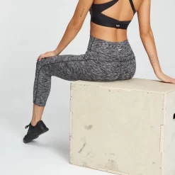 MP Women's Power 3/4 Leggings - Black Space Dye 9 MP Women's Power 3/4 Leggings - Black Space Dye -Myprotein 12773511 9054863795699087