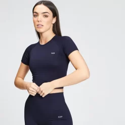 MP Vrouwen Shape Naadloze Crop Top - Navy 9 MP Vrouwen Shape Naadloze Crop Top - Navy -Myprotein 12773631 1734865545116315