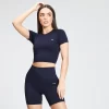 MP Vrouwen Shape Naadloze Crop Top - Navy 2 MP Vrouwen Shape Naadloze Crop Top - Navy -Myprotein 12773631 5014865544928836