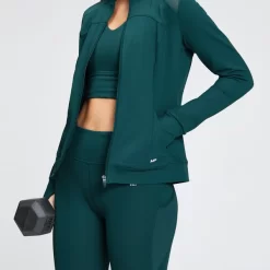 MP Vrouwen Power Mesh Jas - Diep Teal -Myprotein 12773847 1284865546136051