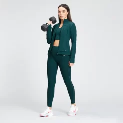 MP Vrouwen Power Mesh Jas - Diep Teal -Myprotein 12773847 2084865546007978