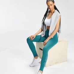 MP Women's Original Jersey Leggings - Teal -Myprotein 12774195 1044873338870426