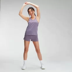 MP Women's Essentials Lounge Shorts - Smokey Purple -Myprotein 12774283 7354870012082988