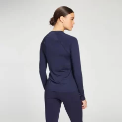 MP Essentials Women's Training Slim Fit Long Sleeve Top - Navy -Myprotein 12774435 2034885509238032