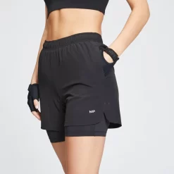 MP Women's Essentials Training 2-IN-1 Short - Zwart -Myprotein 12774491 1014865547551970