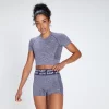 MP Vrouwen Curve Crop T-shirt Met Korte Mouwen - Galaxy Blue -Myprotein 12774627 1584900585027260