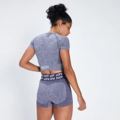 MP Vrouwen Curve Crop T-shirt Met Korte Mouwen - Galaxy Blue 8 MP Vrouwen Curve Crop T-shirt Met Korte Mouwen - Galaxy Blue -Myprotein 12774627 1604900585141428