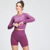 MP Vrouwen Shape Naadloze Long Sleeve Crop Top - Orchid -Myprotein 12775051 1294865878233570