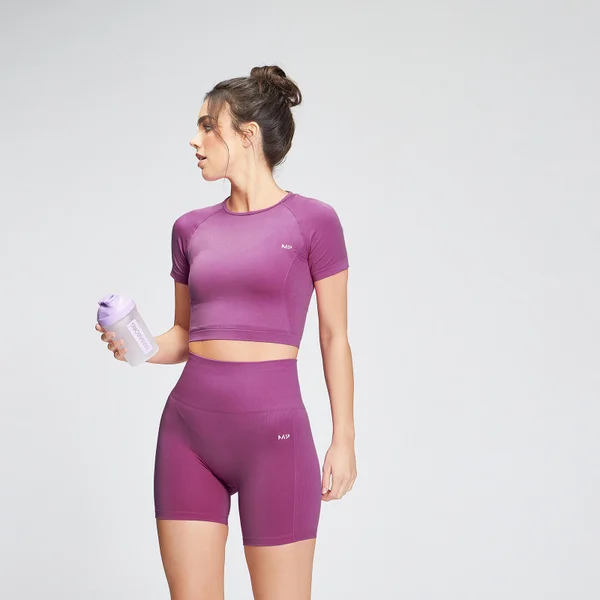 MP Women's Shape Seamless Crop Top - Orchid 3 MP Women's Shape Seamless Crop Top - Orchid