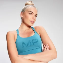 MP Women's Training Racer Back Sports Bra - Oceaanblauw -Myprotein 12782674 7944892026730235