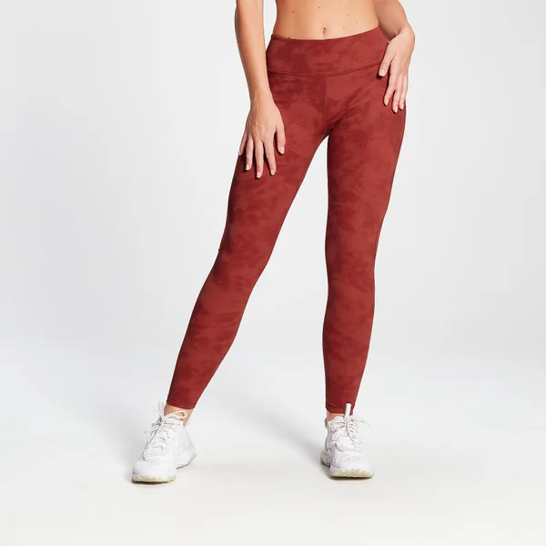 MP Women's Training Reversible Leggings - Rust 3 MP Women's Training Reversible Leggings - Rust