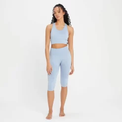 MP Composure Seamless Capri Leggings - Blue Sky -Myprotein 12782954 1275007889576119