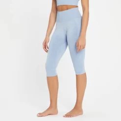 MP Composure Seamless Capri Leggings - Blue Sky
