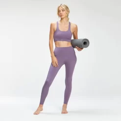 MP Dames Sportbeha Composure Twist Back - Smokey Purple -Myprotein 12783010 1874882690019487